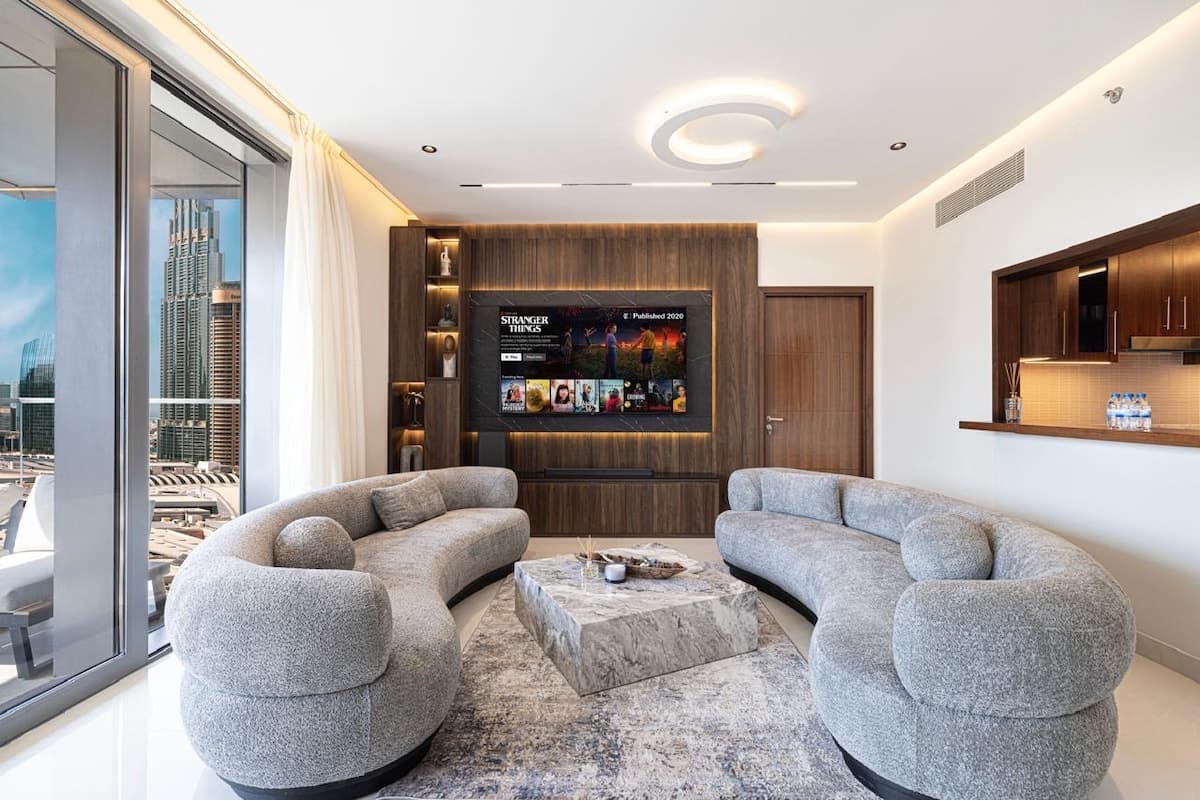 Boulevard Point — 2 Bedroom Furnished Apartment with Burj Khalifa & Fountain View | Boulevard Point