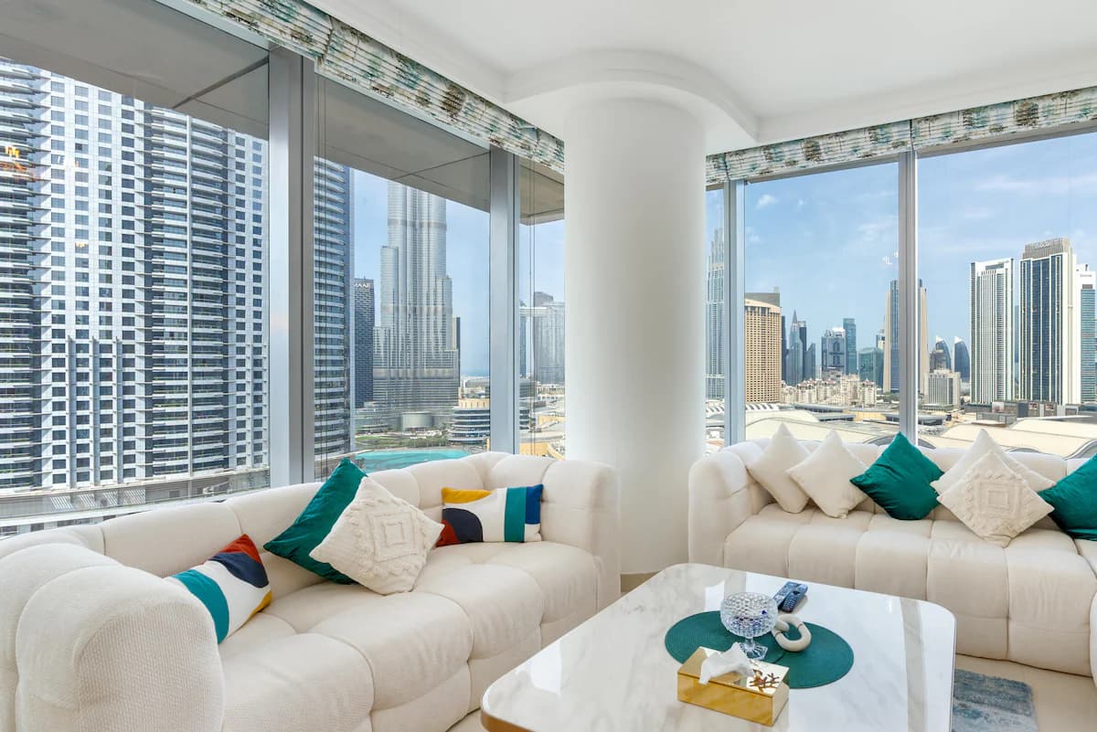 Boulevard Point — 2 Bedroom Furnished Apartment with Full Burj Khalifa View | Boulevard Point