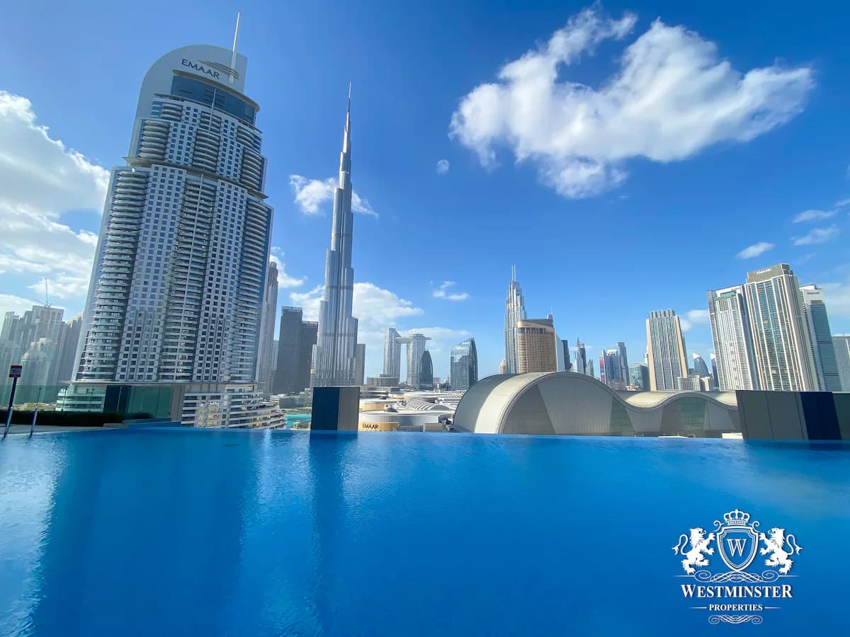 Boulevard Point — 3 Bedroom Furnished Apartment with Full Burj Khalifa View | Boulevard Point